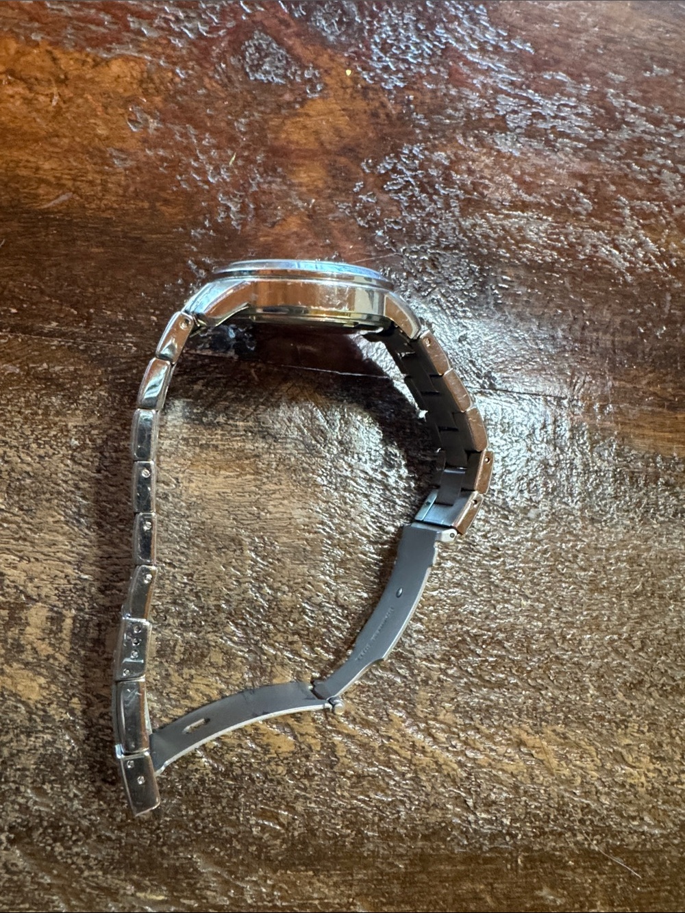 Fossil Silver Bracelet Watch with White Dial and Rose Gold Accents - Picture 8 of 9